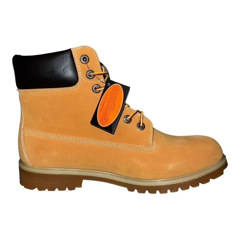 Lugz Men’s Convoy 6-Inch Boots Golden Wheat Tan 11M New